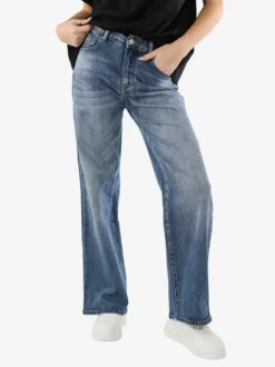 Sexy Sense Jeans donna a gamba larga e dritta - jeans