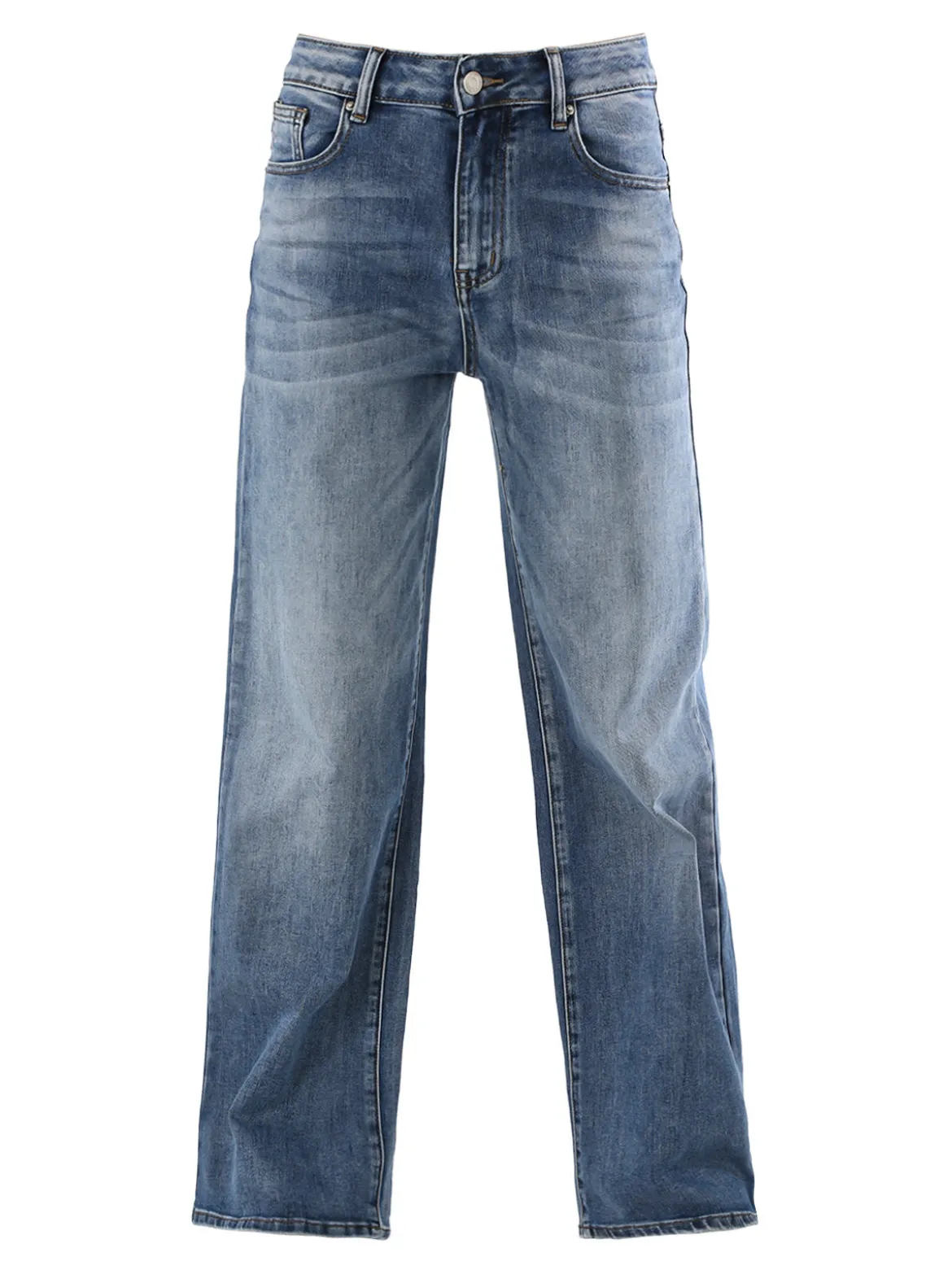 Sexy Sense Jeans donna a gamba larga e dritta - jeans