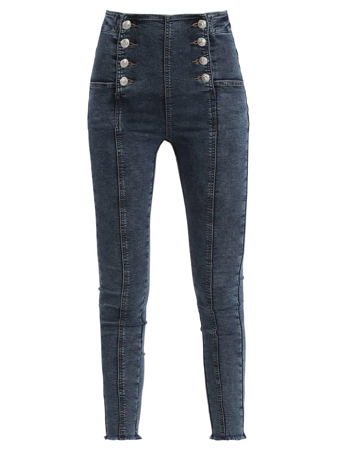 Sexy Sense Jeggings da donna vita alta