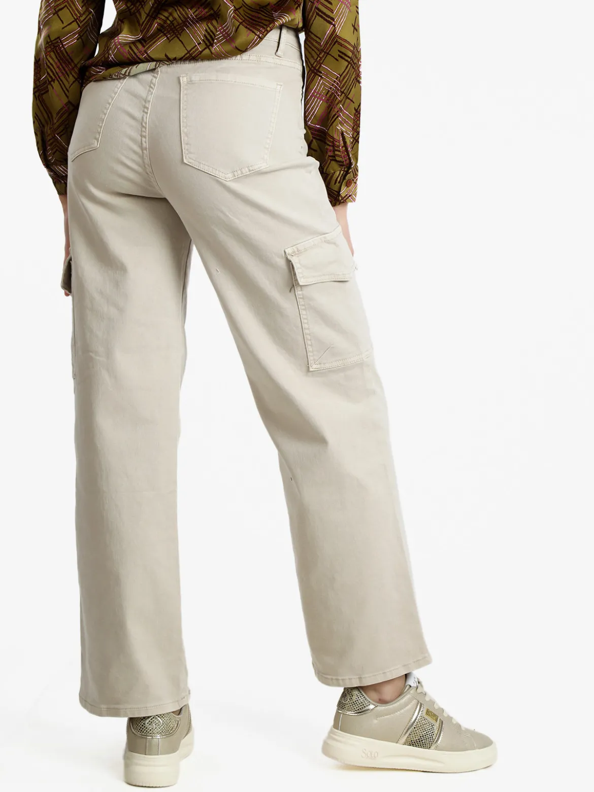Sexy Sense Pantaloni donna a gamba larga con tasconi