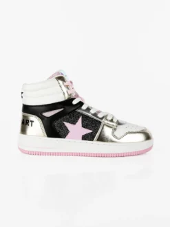 Shop Art BASKET HAILEY Sneakers alte donna bicolor