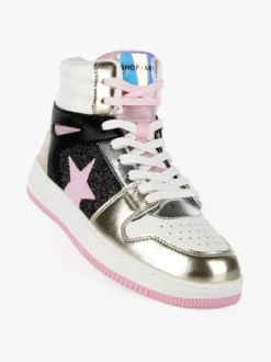 Shop Art BASKET HAILEY Sneakers alte donna bicolor