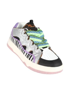 Shop Art CHUNKY WHOOPI Sneakers animalier donna con glitter