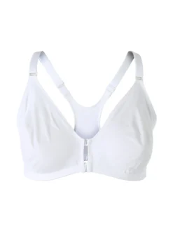 Sielei BEAUTY Reggiseno aperto davanti senza ferretto COPPA C - bianco