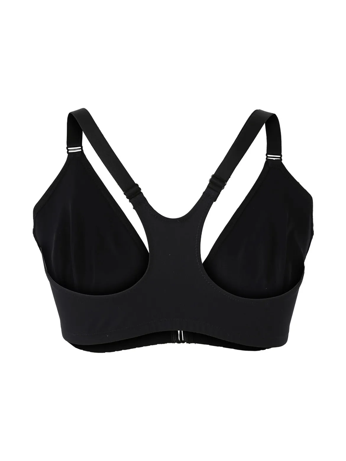 Sielei BEAUTY Reggiseno aperto davanti senza ferretto COPPA C- nero