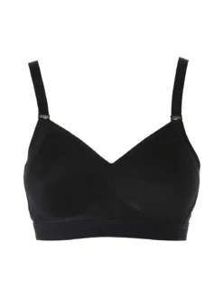 Sielei BEAUTY Reggiseno imbottito senza ferretto con coppe performate COPPA C - nero