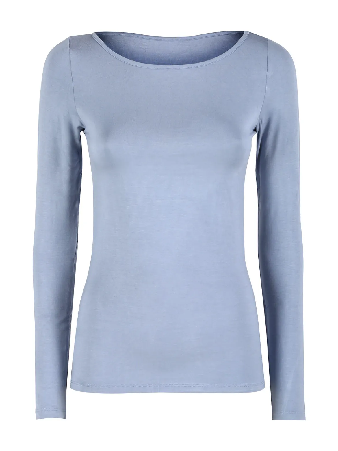 Sielei Maglia donna a maniche lunghe con scollo a barca