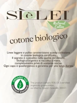 Sielei 1450 Reggiseno triangolo sfoderato coppa B