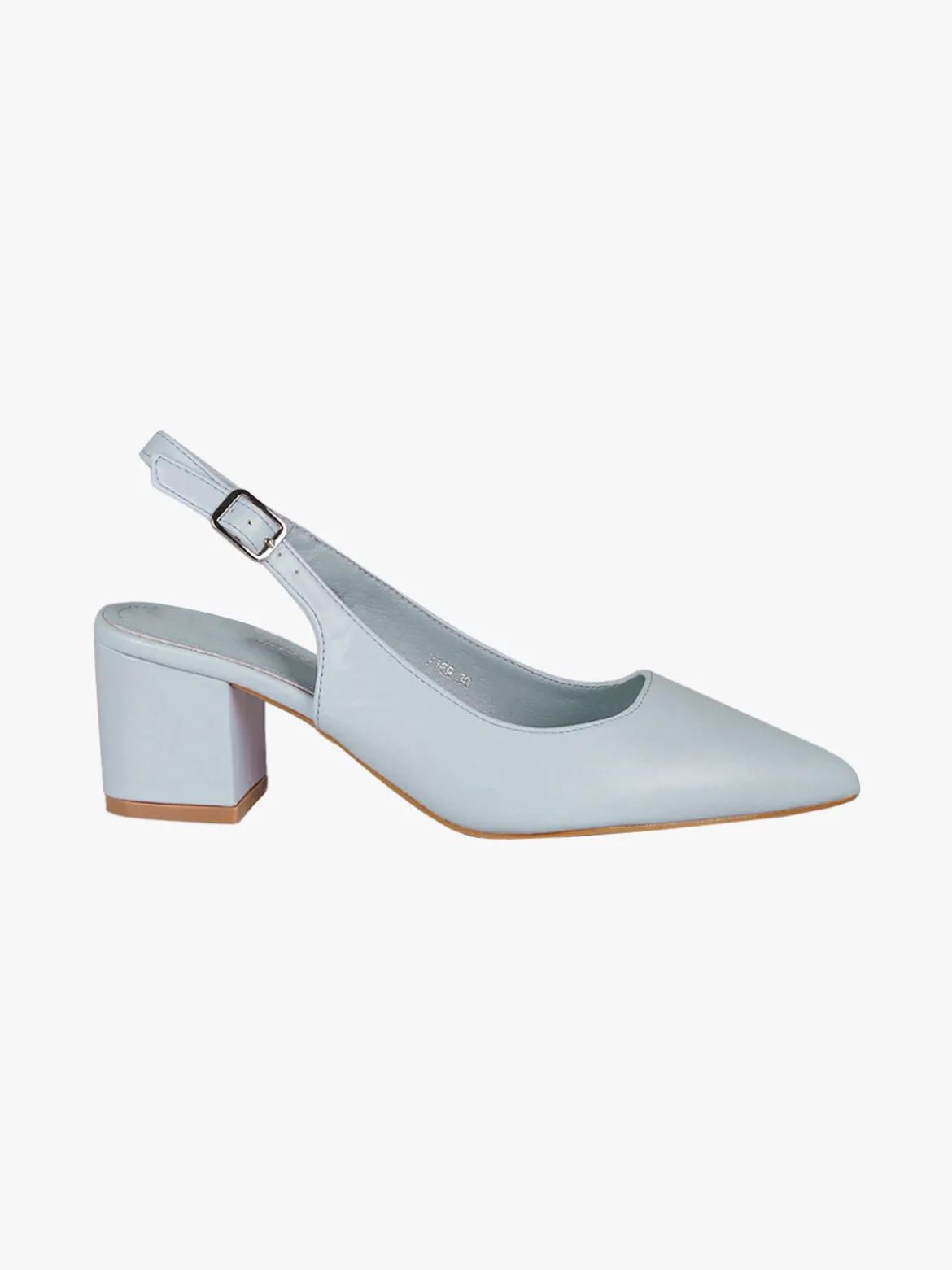Sissi Miss Slingback donna a punta con cinturino alla caviglia con fibbia
