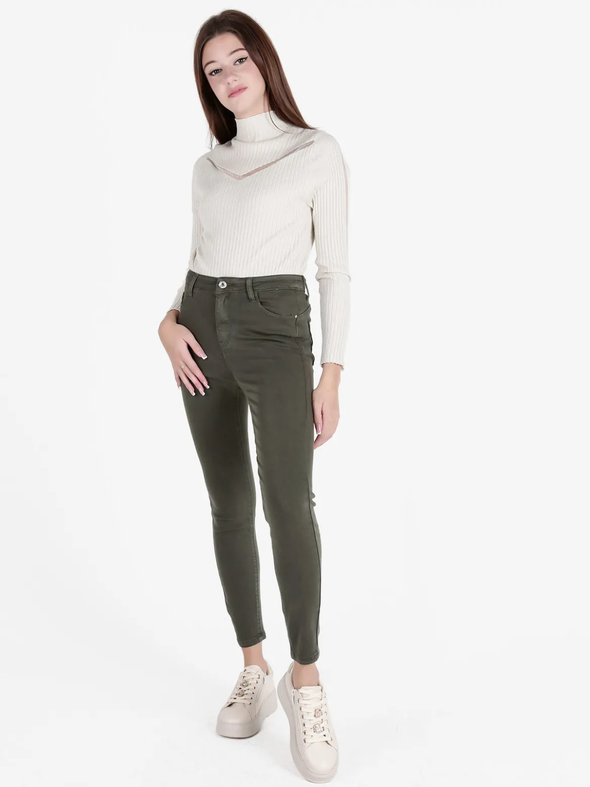 Sixte Pantaloni donna skinny push up