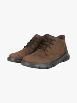 Skechers Arch Fit Garza Polacchine uomo in pelle - moro