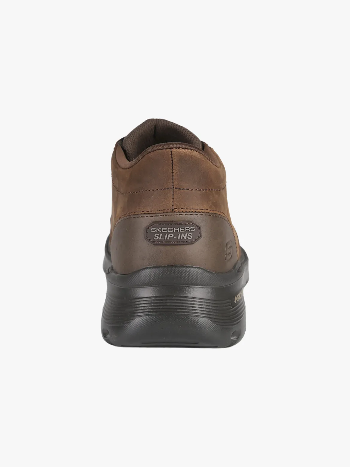 Skechers Arch Fit Garza Polacchine uomo in pelle - moro