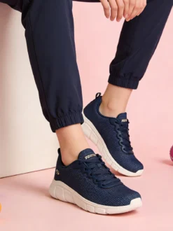 Skechers BOBS B FLEX-VISIONARY ESSENCE Sneakers sportive da donna - blu scuro