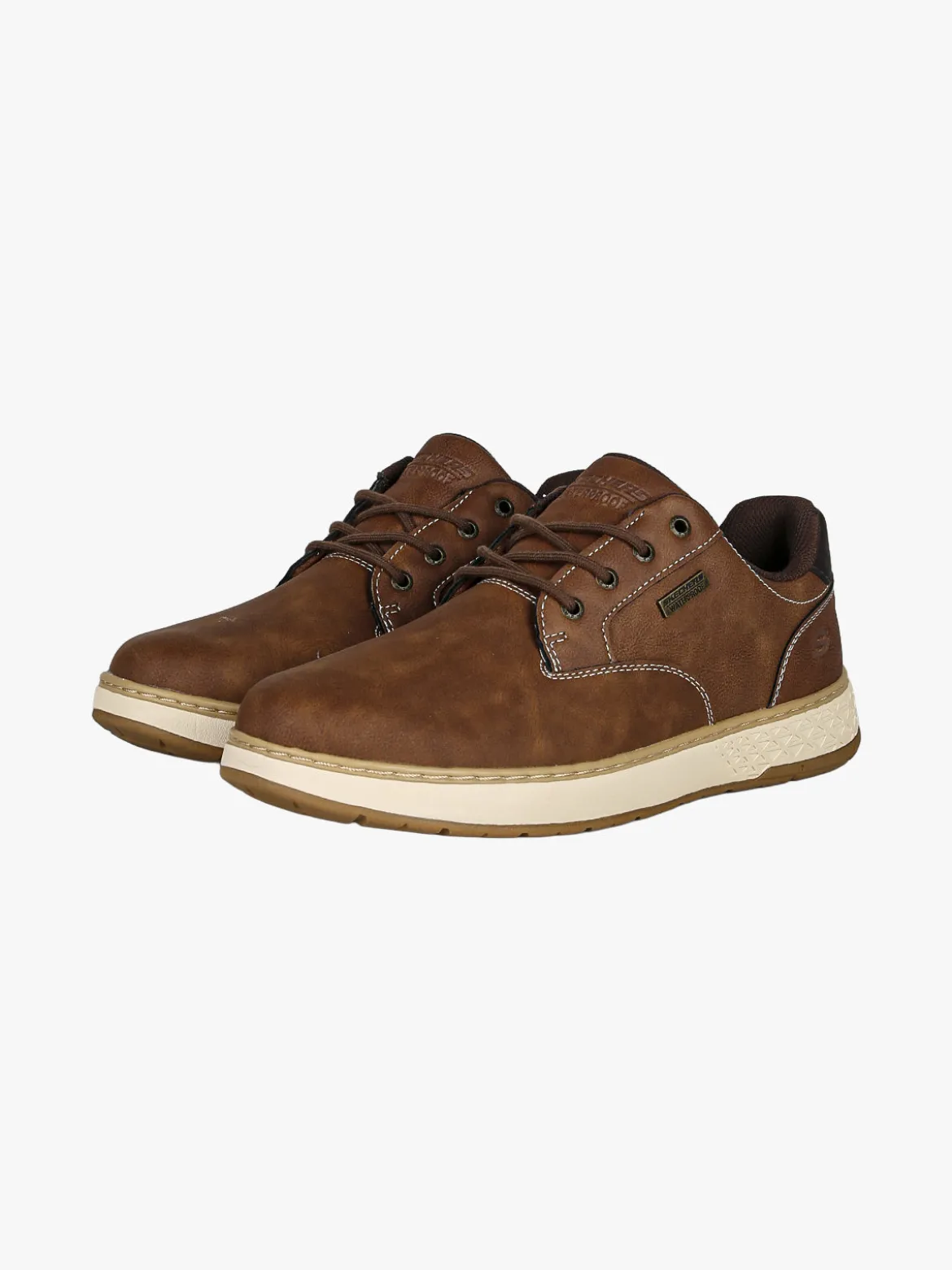 Skechers Garlan - Pryor Sneakers uomo in pelle waterproof - marrone