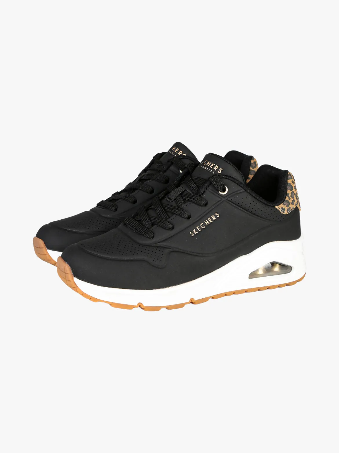 Skechers UNO JUNGLE NITE Sneakers donna con air - nero
