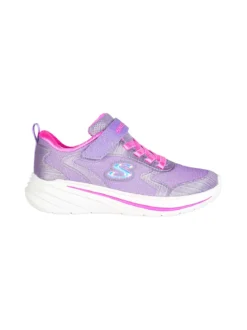 Skechers WAVE 92 Sneakers da bambina glitter con strappo