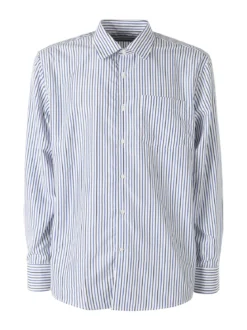 Sky Camicia da uomo rigata a maniche lunghe - multicolore