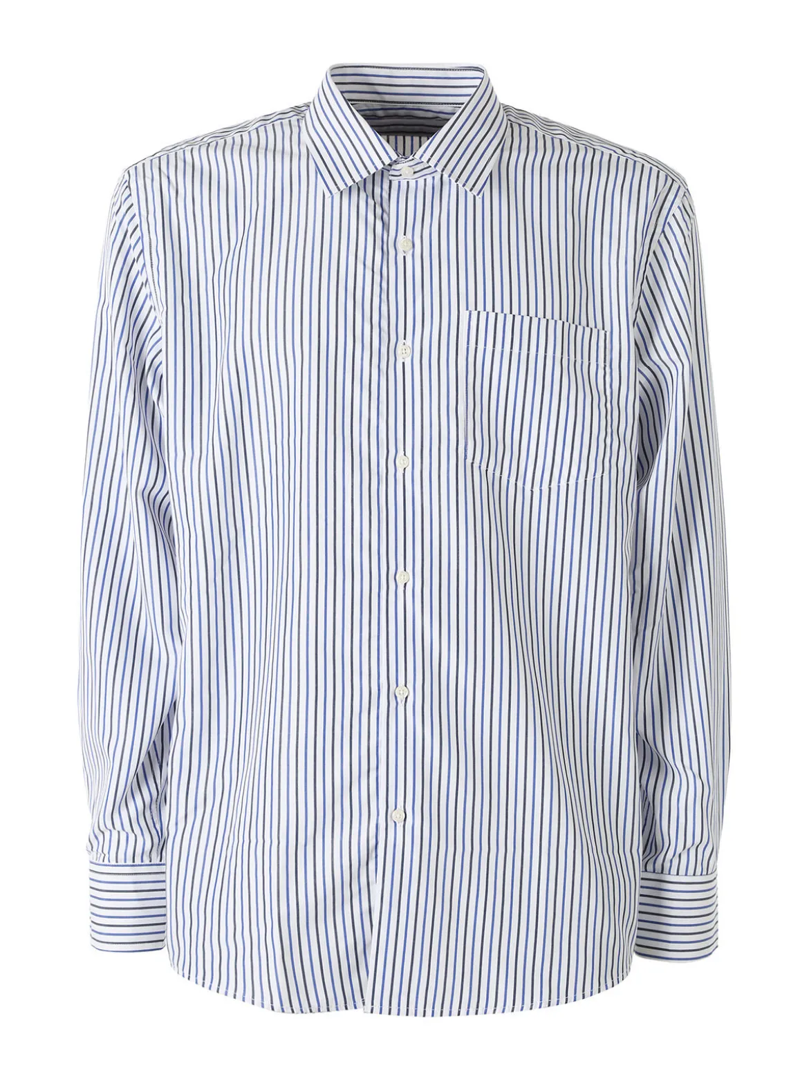 Sky Camicia da uomo rigata a maniche lunghe - multicolore