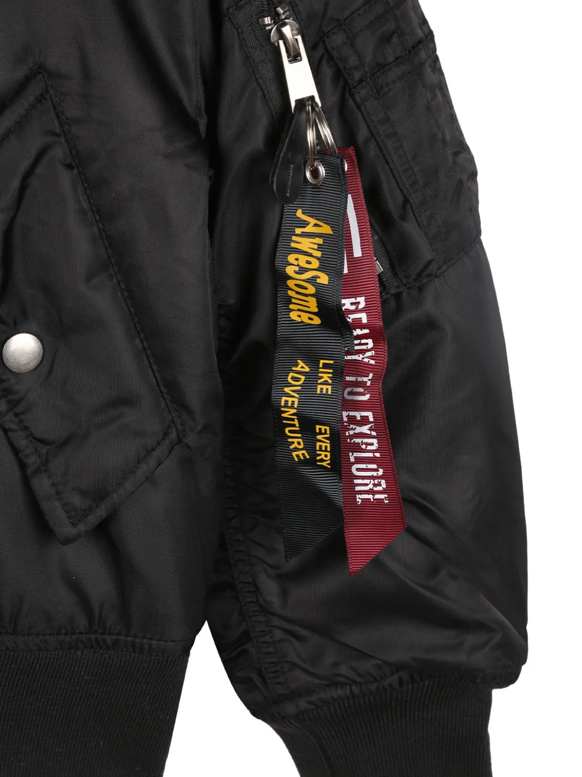 Small Gang Giubbotto bomber da ragazzo con zip - nero