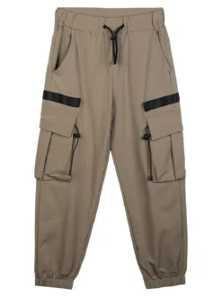Small Gang Pantaloni impermeabili da ragazzo con tasconi e polsini