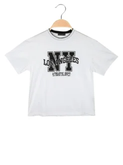 Small Gang T-shirt da bambino in cotone con stampa scritta