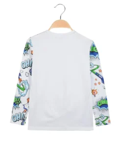 Small Gang T-shirt manica lunga da bambino con stampe