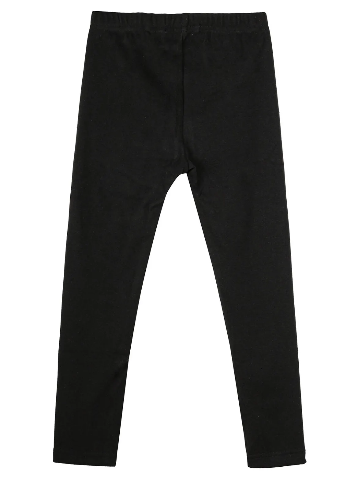 Smile Yes Leggings da bambina in pile con strass - nero