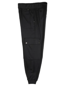 Smile Yes Pantaloni cargo da bambina in felpa con polsini