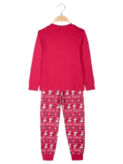 Snoopy Pigiama natalizio da bambino in cotone interlock