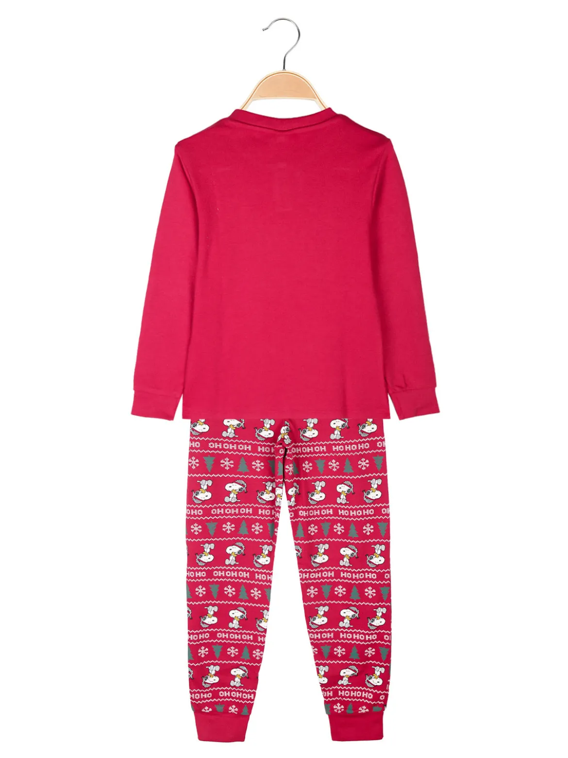 Snoopy Pigiama natalizio da bambino in cotone interlock