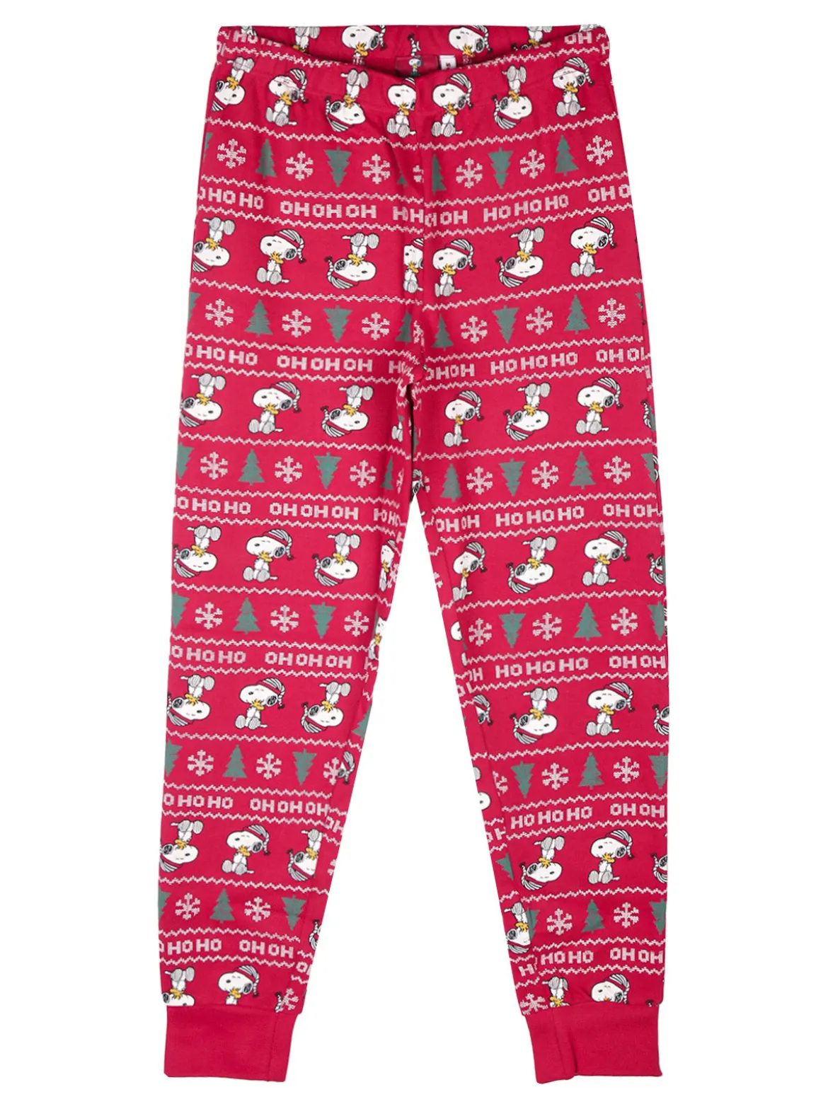 Snoopy Pigiama natalizio da bambino in cotone interlock