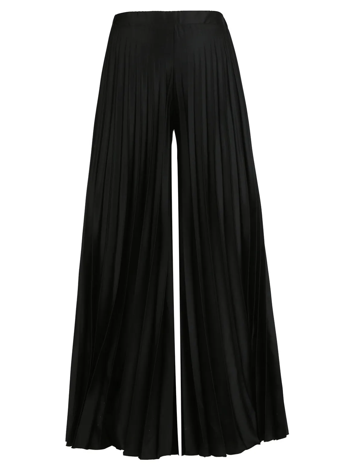 Sofy'S Chic Pantaloni donna plissettati a gamba larga