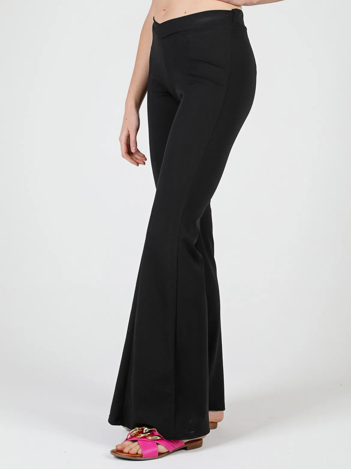 Sofy'S Chic Pantaloni eleganti da donna a zampa