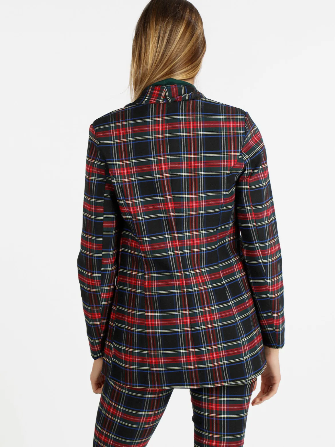 Solada Blazer da donna aperto scozzese
