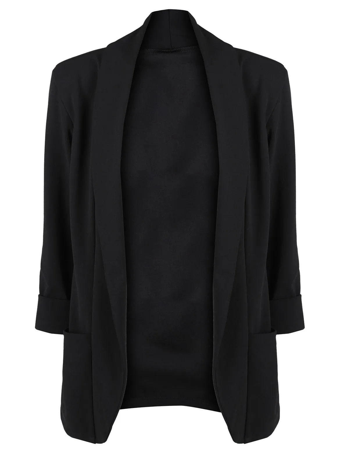 Solada Blazer donna aperto con maniche a 3/4
