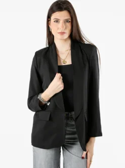 Solada Blazer donna aperto - nero