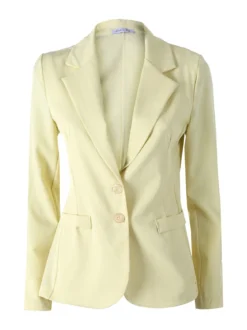 Solada Blazer donna con bottoni - giallo