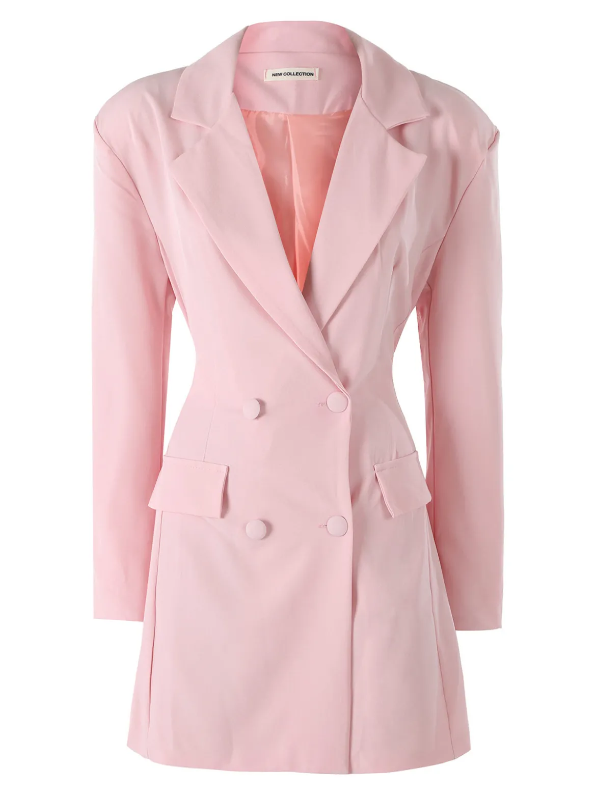 Solada Blazer donna elegante a doppiopetto - rosa