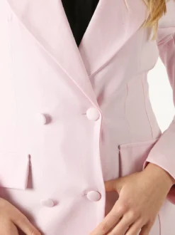 Solada Blazer donna elegante a doppiopetto - rosa