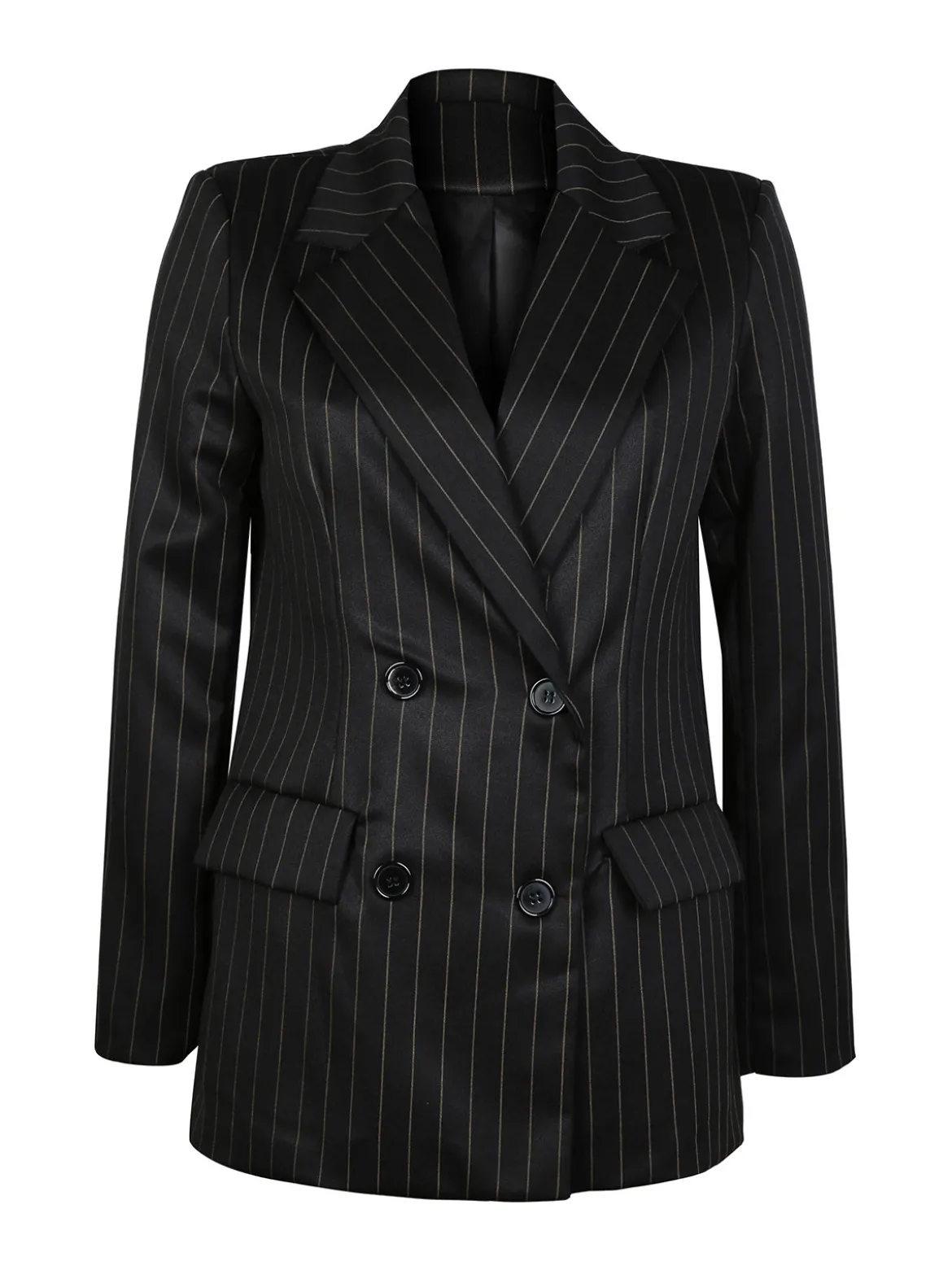 Solada Blazer donna gessato doppiopetto