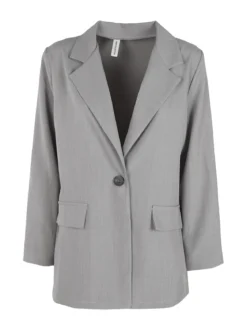 Solada Blazer donna oversize monobottone