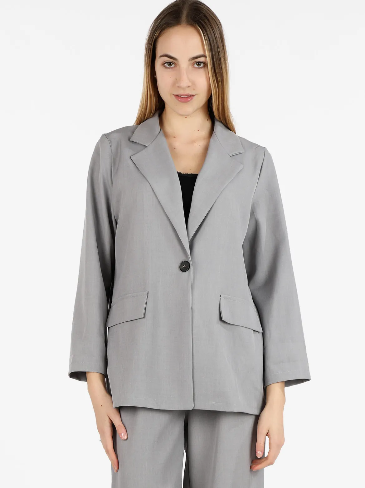 Solada Blazer donna oversize monobottone