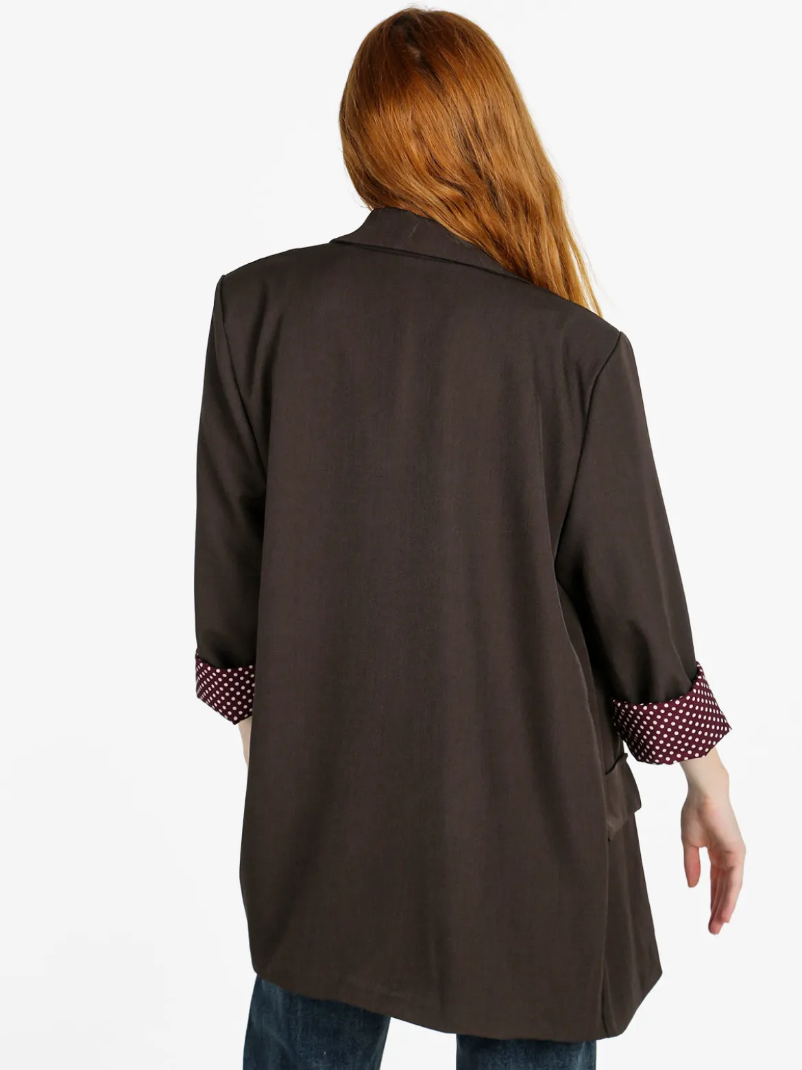 Solada Blazer donna oversize - moro