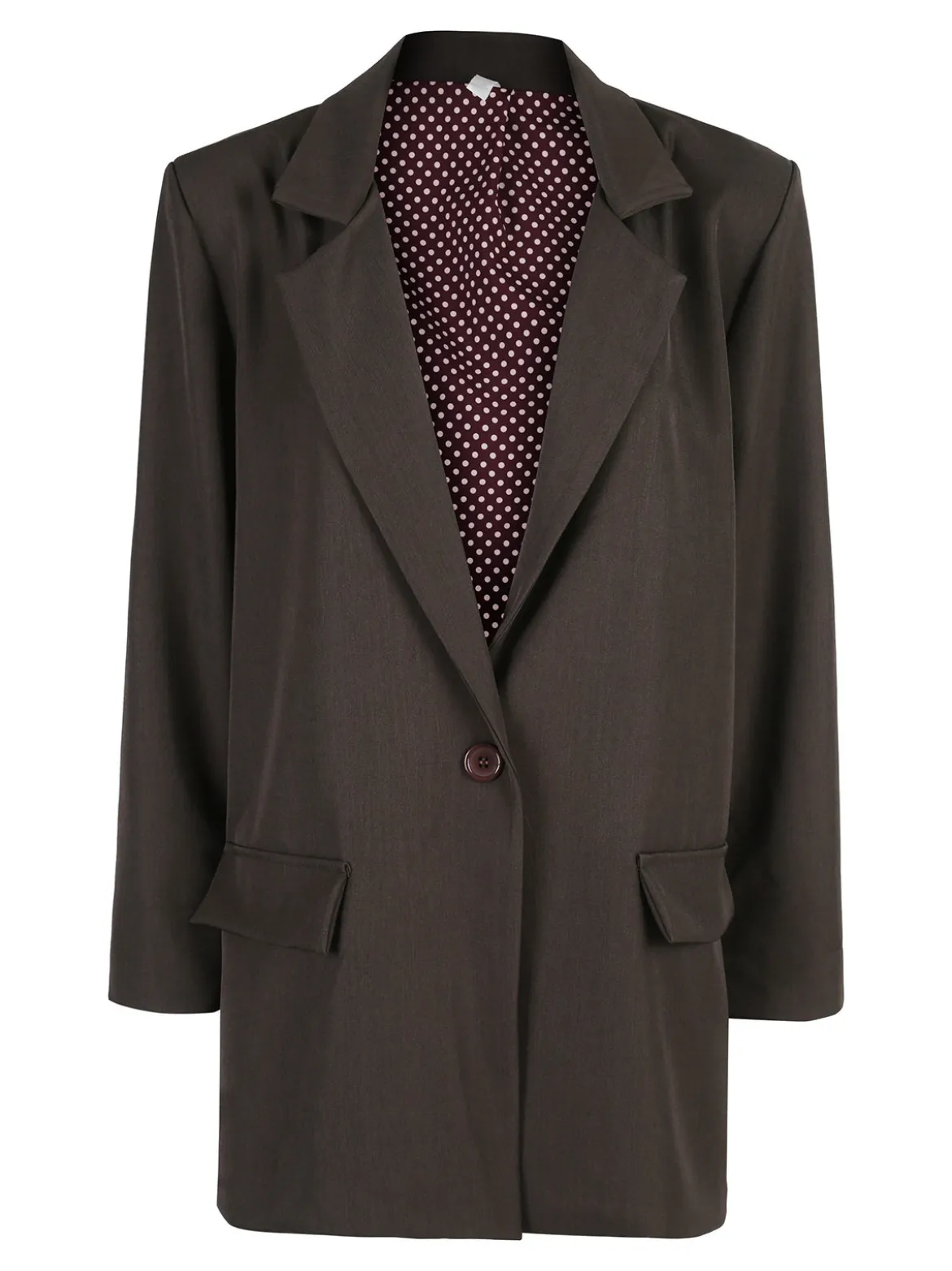 Solada Blazer donna oversize - moro