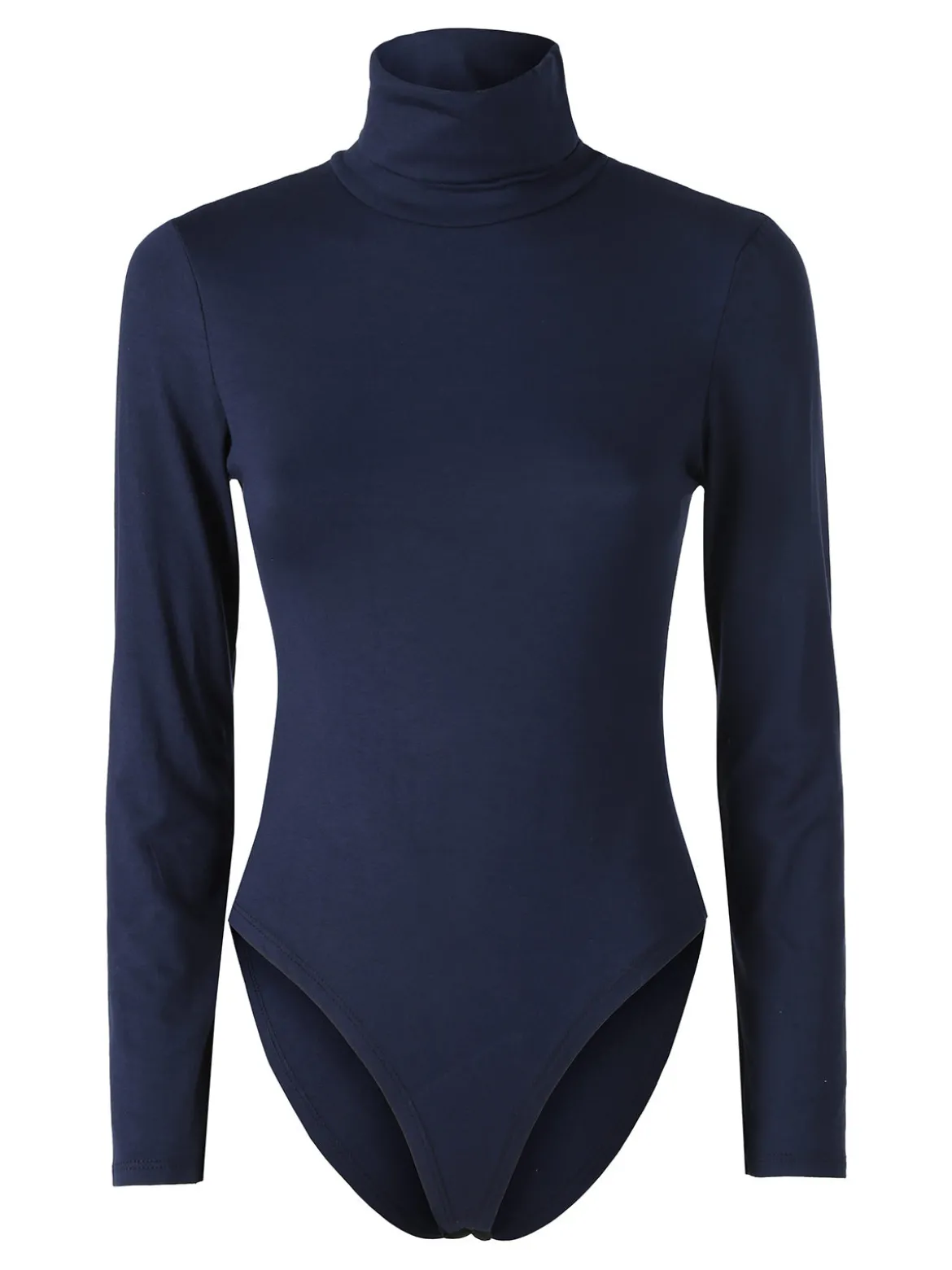 Solada Body dolcevita da donna a maniche lunghe - blu scuro