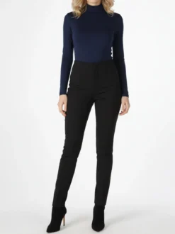 Solada Body dolcevita da donna a maniche lunghe - blu scuro