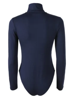 Solada Body dolcevita da donna a maniche lunghe - blu scuro