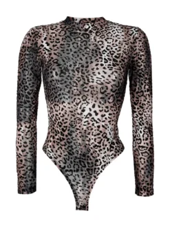 Solada Body donna animalier a maniche lunghe
