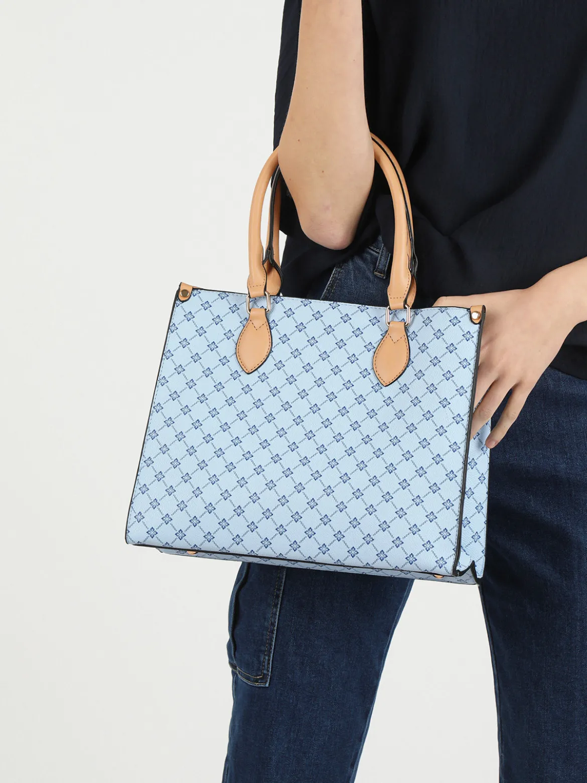 Solada Borsa a mano con stampe