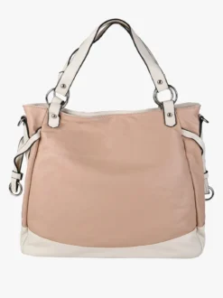 Solada Borsa a spalla da donna bicolore - rosa